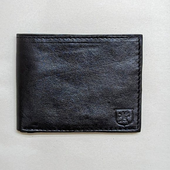 🆕 STACY ADAMS LEATHER BIFOLD WALLET - MEN - Picture 1 of 4